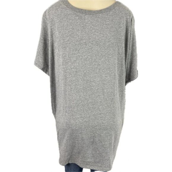 Fleetwood Mac +5 Heather Gray Crew Neck Rumors Band Graphic Short Sleeve Tee - Picture 4 of 6